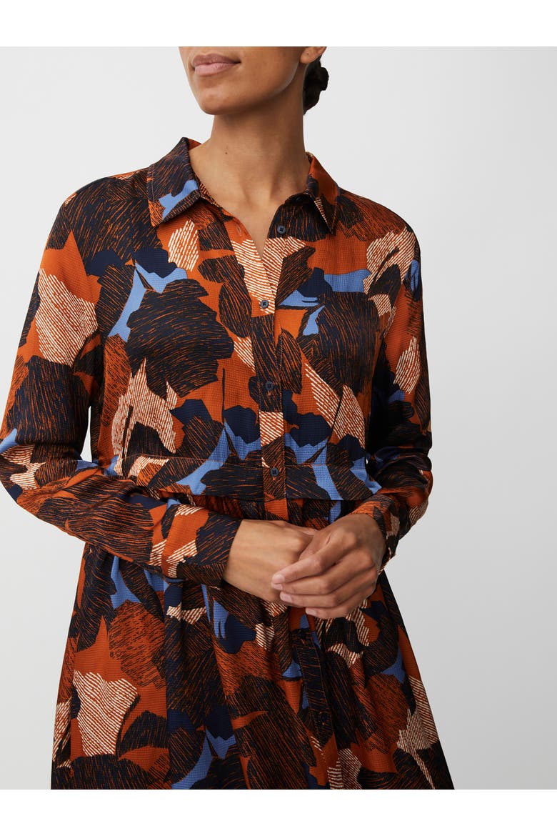 MaNollira Long Sleeve Midi Dress, Alternate, color, Autumnal