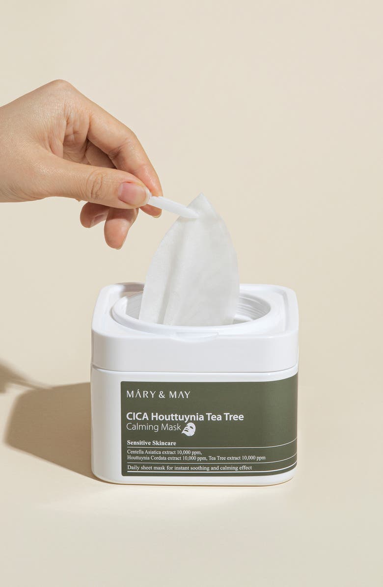 Mary&May CICA Houttuynia Tea Trea Calming Mask, Alternate, color, 