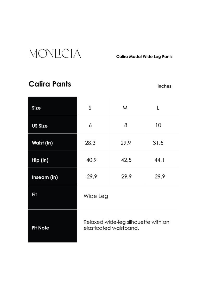 Calira 100% Modal High-Waist Wide-Leg Pants, Alternate, color, Blue