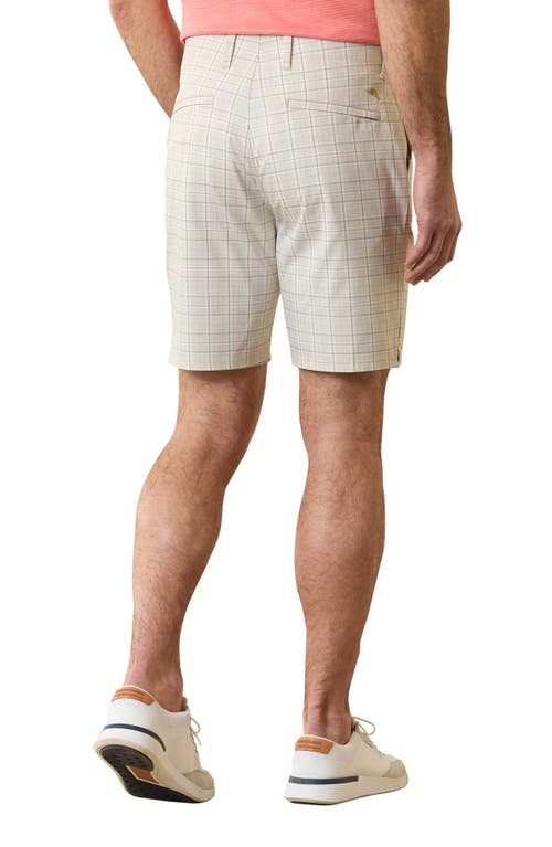 Tommy Bahama On Pair Plaid Flat Front Performance Golf Shorts In Multi