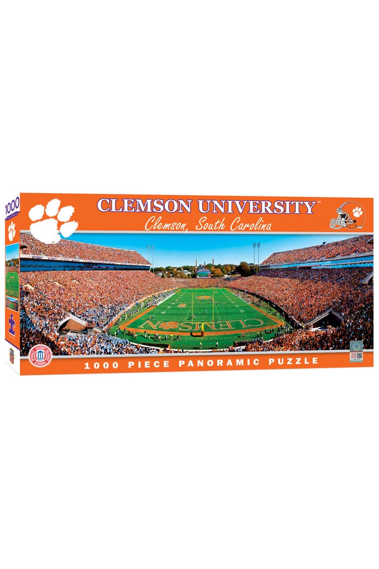 Clemson Tigers 1000pc Panoramic Puzzle, Main, color, Multicolor