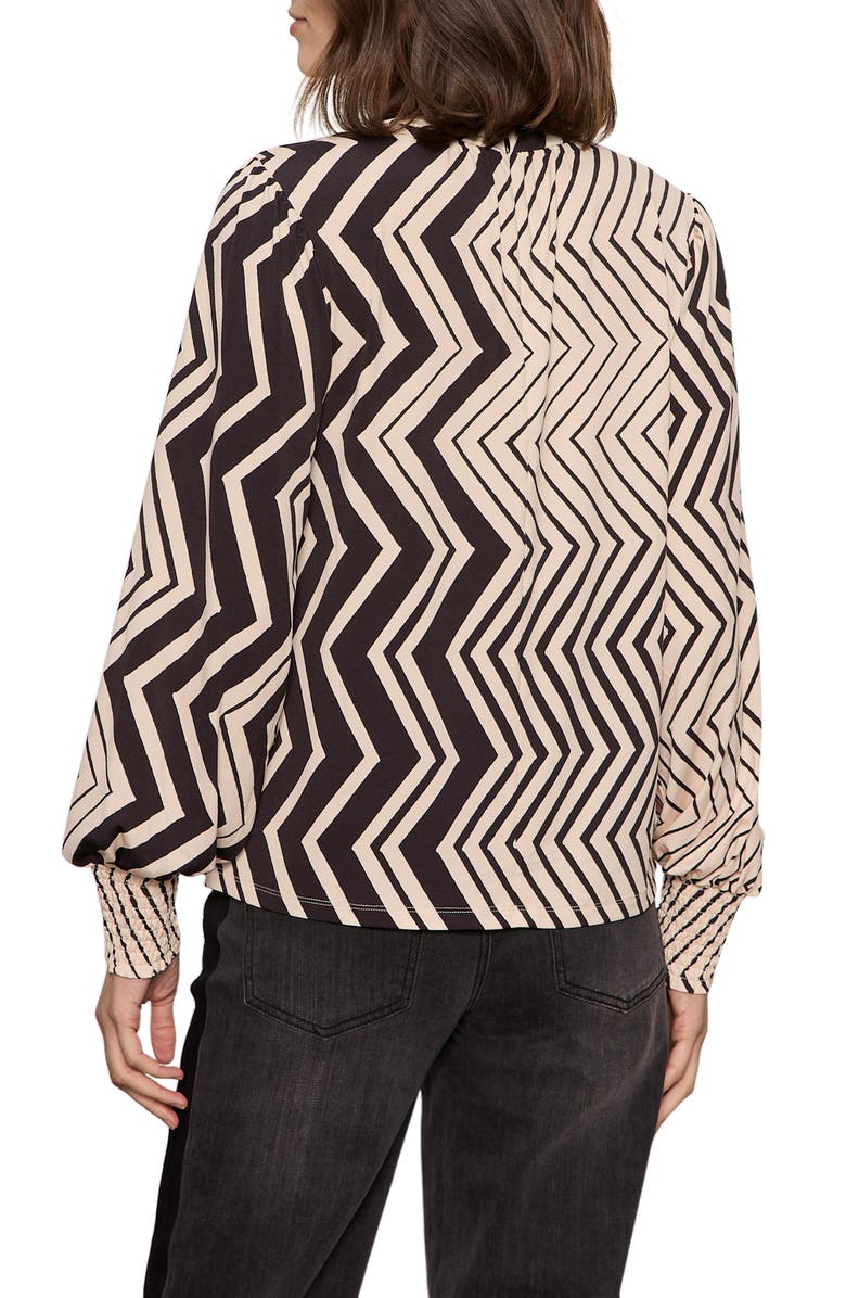 Sanctuary Mixed Print Top, Alternate, color, Frost White