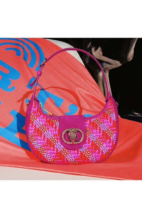 Kurt Geiger London Small Chelsea Hobo Bag In Open Pink