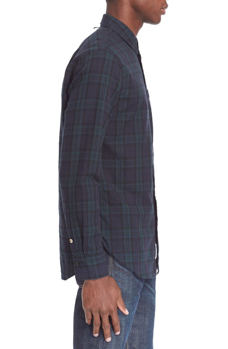 rag & bone 'Tartan Beach' Trim Fit Plaid Shirt, Alternate, color, 