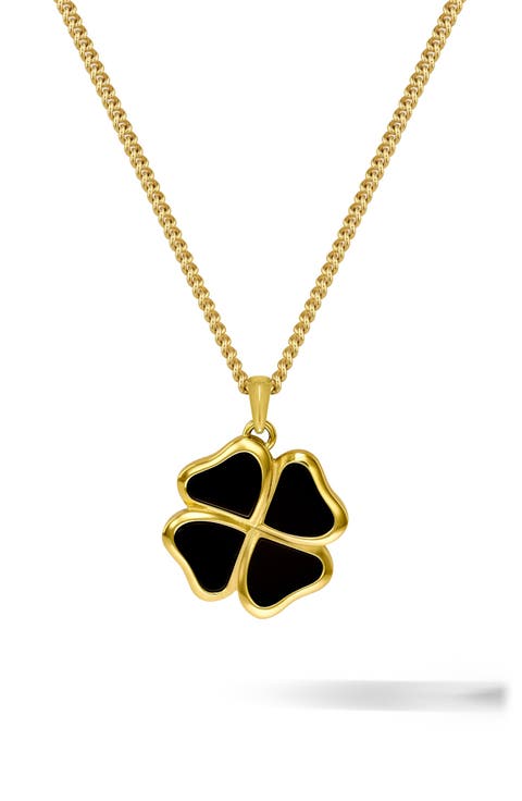 Men's Clover Pendant Necklace