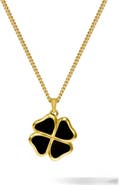 Vincero Men's Clover Pendant Necklace