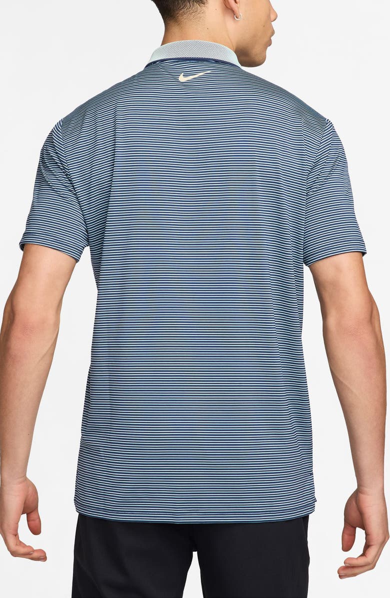 Nike Tour Dri-FIT Stripe Golf Polo, Alternate, color, Midnight Navy/ Pale Ivory
