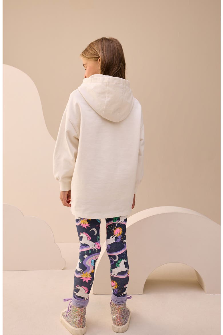 Kids' Unicorn Hoodie & Leggings Set, Alternate, color, WHITE MULTI