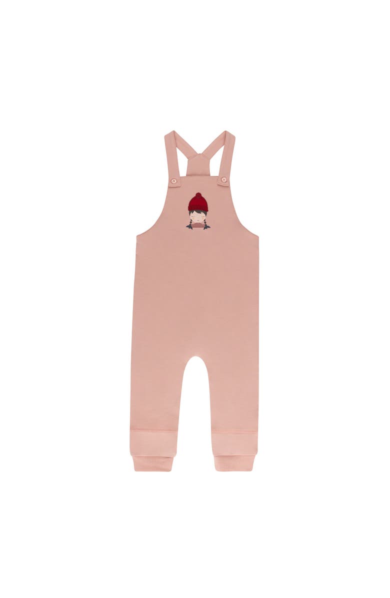 Ely's & Co. French Terry Autumn Kids Collection - Overalls, Main, color, Pink