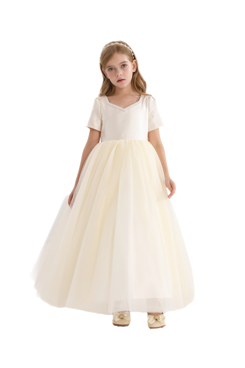 Yvette Dress, Alternate, color, Ivory