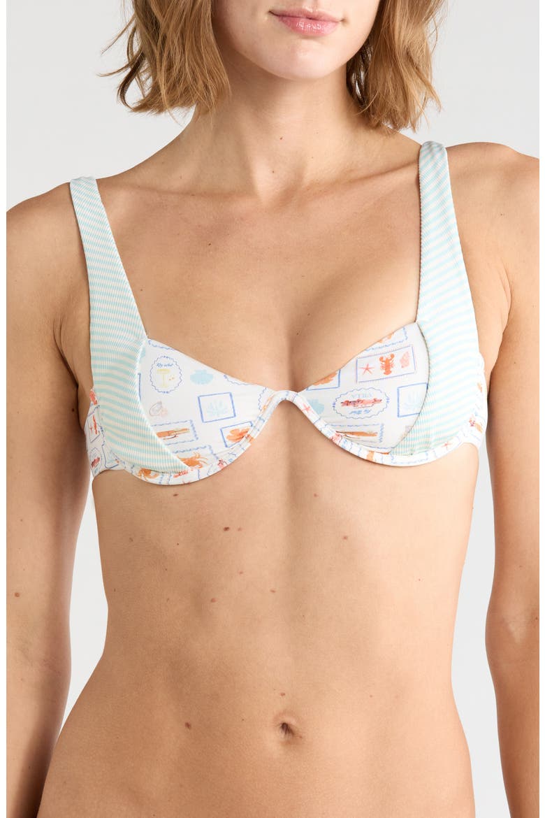 Dove Underwire Bikini Top, Main, color, KEY WEST