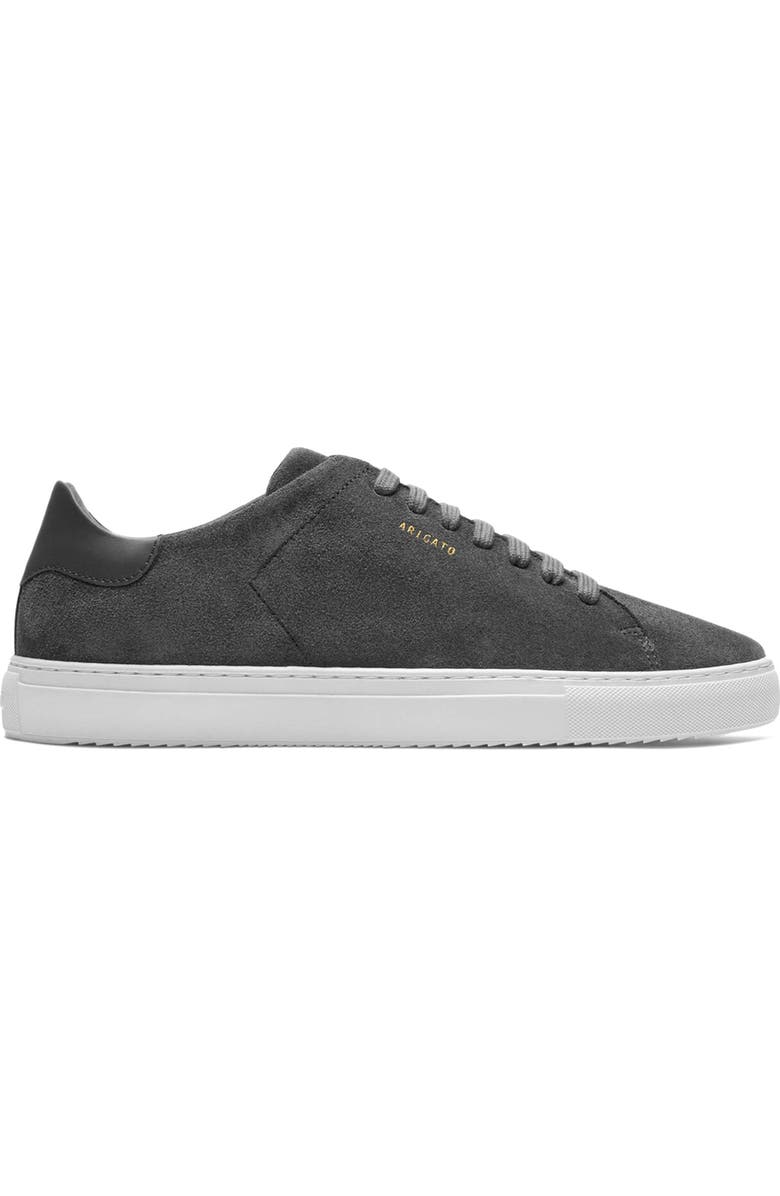 Axel Arigato Clean 90 Suede Sneaker, Main, color, Dark Grey/White