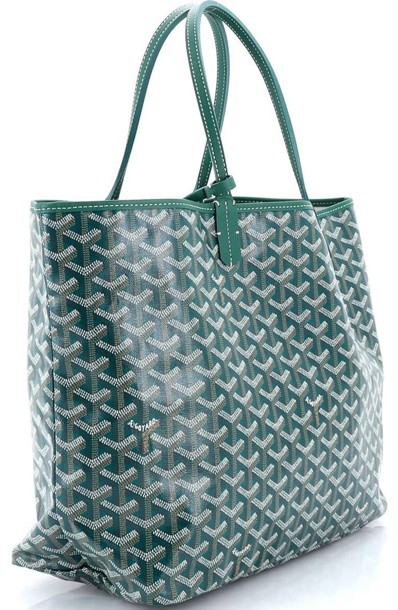 Pre-Owned Goyard Saint Louis Tote Coated Canvas PM, Alternate, color, Green