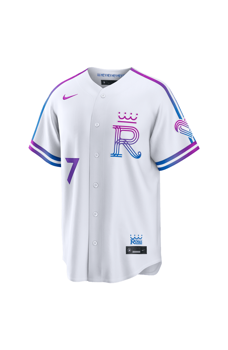 Nike Men's Nike Bobby Witt Jr. White Kansas City Royals 2026 City Connect Stadium Jersey, Alternate, color, White