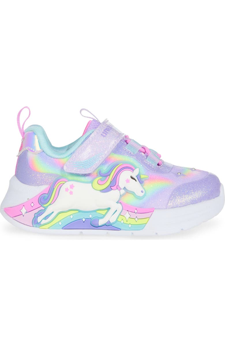 SKECHERS Kids' Unicorn Chaser Sneaker, Alternate, color, Lavender/ Multi
