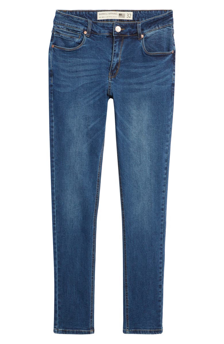 Barbell Apparel Slim Athletic Fit Jeans, Alternate, color,
