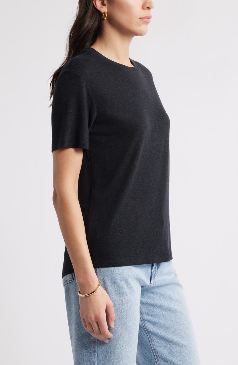 Caslon<sup>®</sup> Easy T-Shirt, Alternate, color, Black