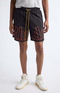 Rhude Logo Track Shorts