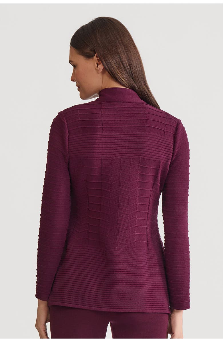 Ming Wang Tailored Tonal Ottoman Soft Knit Jacket, Alternate, color, 