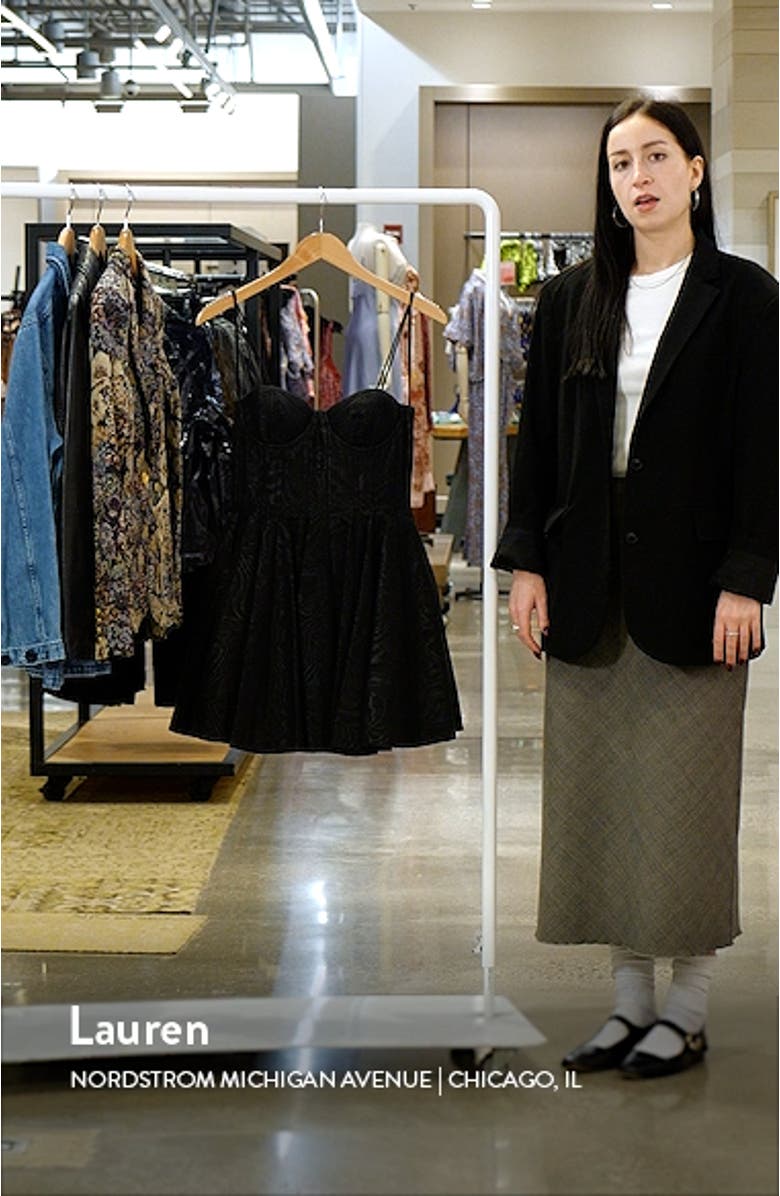 Adara Cotton Blend Bustier Minidress, sales video thumbnail