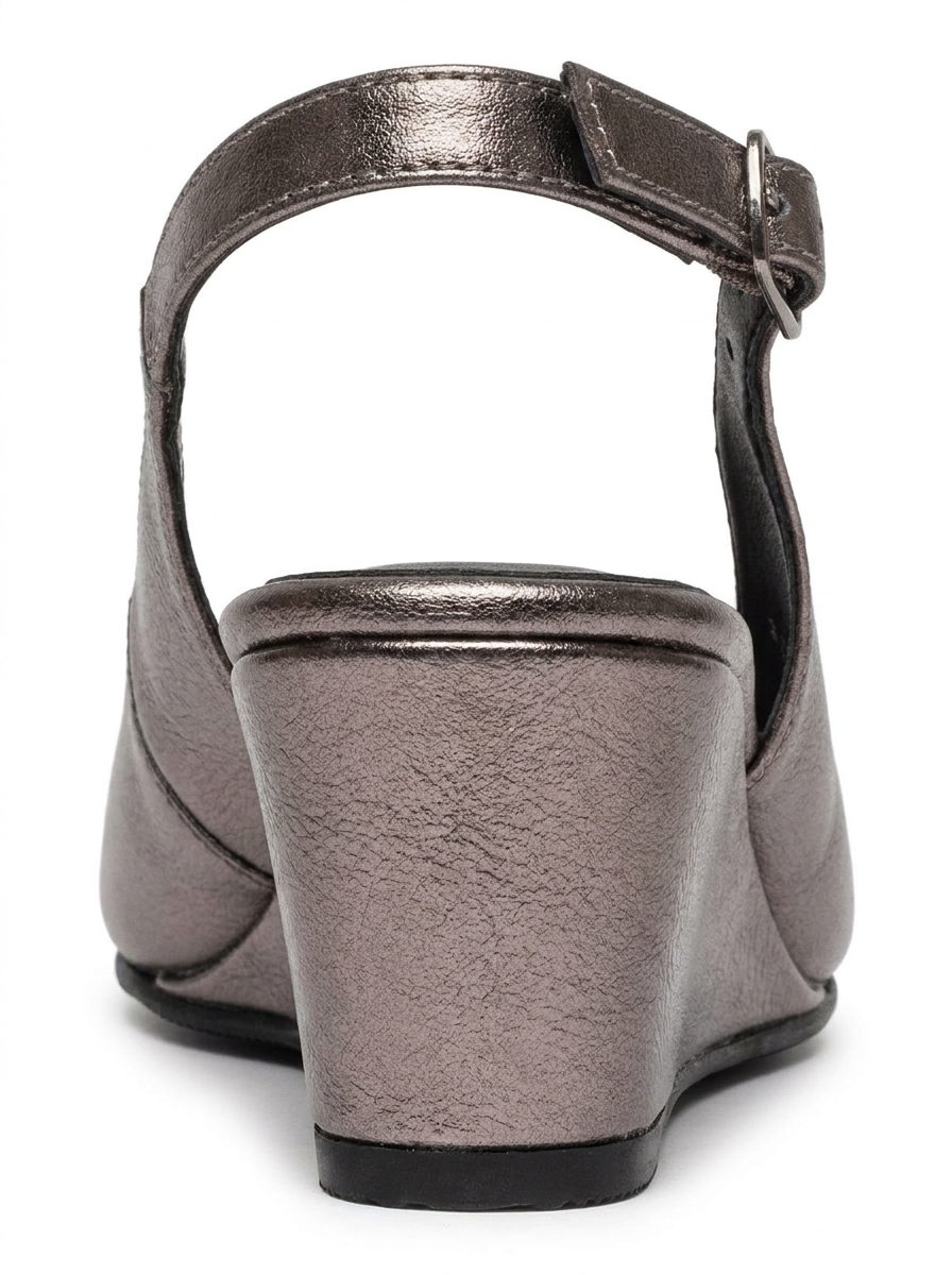 None Embellished Wedge Pump, Alternate, color, Bronze