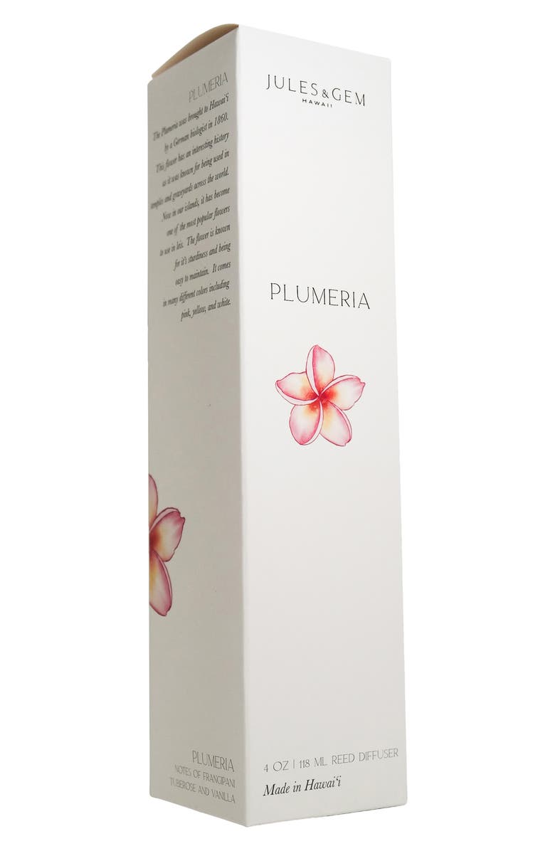 Jules & Gem Hawaii Reed Diffuser, Alternate, color, Plumeria