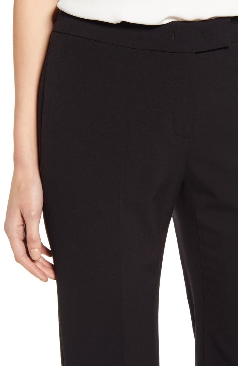 Anne Klein Stretch Flare Leg Pants, Alternate, color, Anne Black