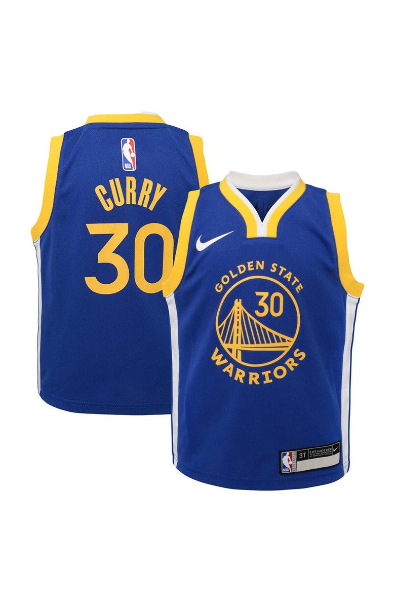 Nike Toddler Nike Stephen Curry Royal Golden State Warriors Swingman Player Jersey - Icon Edition, Main, color, Royal