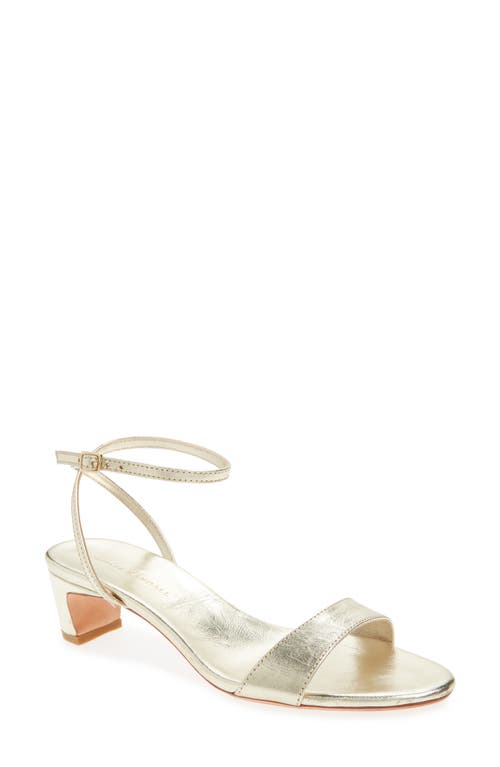 Loeffler Randall Jackie Mid Heel Sandal In Champagne