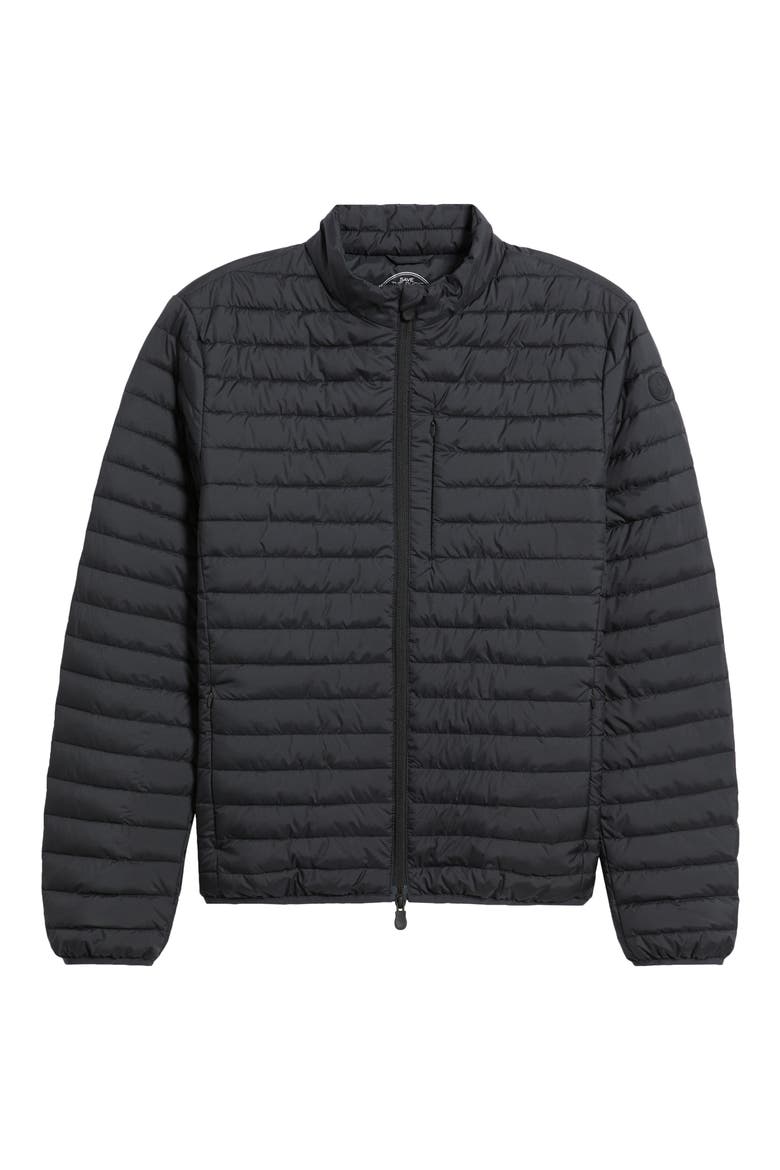 Cole Quilted Puffer Jacket, Alternate, color, BLACK