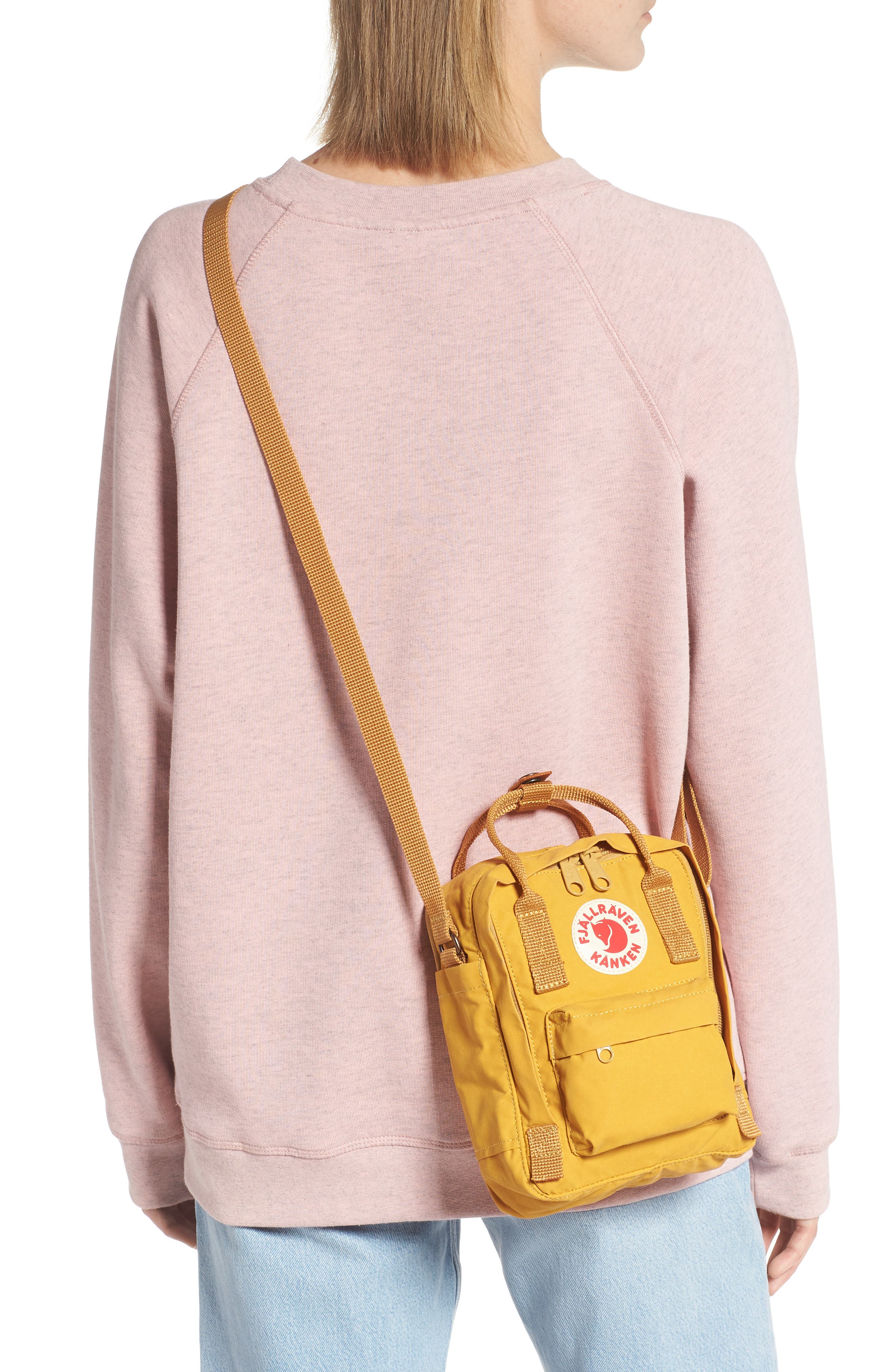 Kånken Water Repellent Sling Shoulder Bag, Alternate, color, OCHRE
