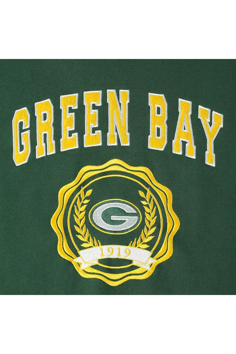 Women's Tommy Hilfiger Green Green Bay Packers Becca Drop Shoulder Pullover Hoodie, Alternate, color, Green