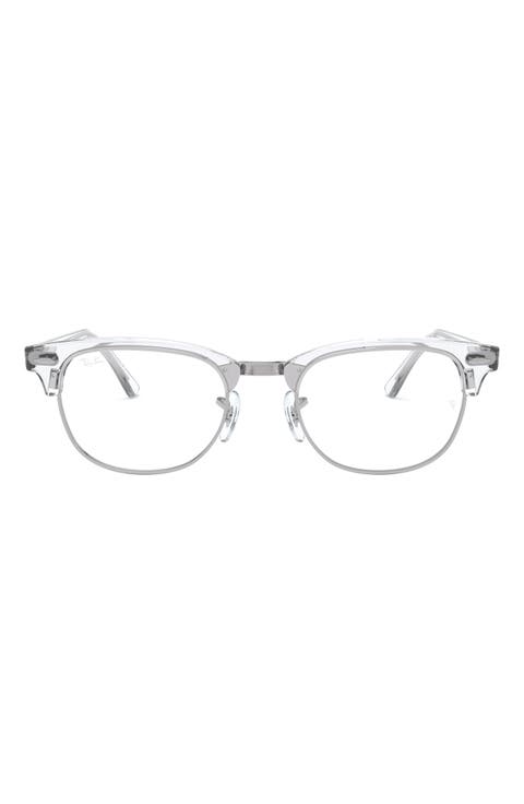 53mm Square Clubmaster Optical Glasses