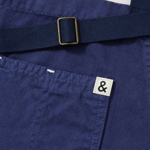 Hedley & Bennet T The Essential Apron In French Blue