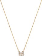 Bony Levy Icon Pavé Diamond Initial Pendant Necklace
