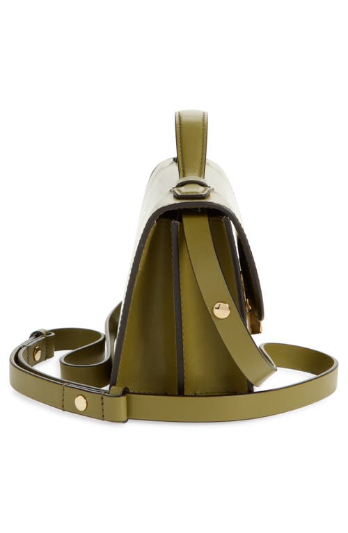 Victoria Beckham The Mini Dorian Leather Shoulder Bag In Green