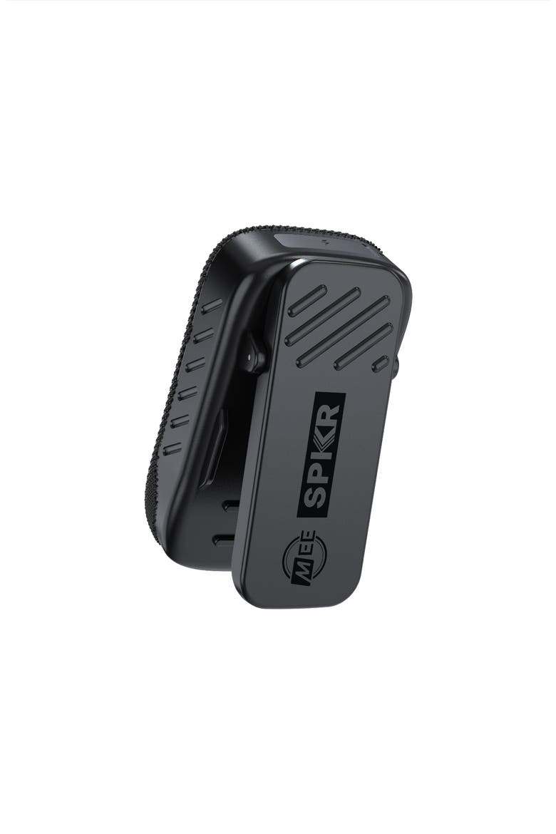 goSPKR Wearable Clip-On Wireless Speaker & Speakerphone, Alternate, color, Black