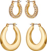 Vince Camuto Set of 2 Hoop Earrings