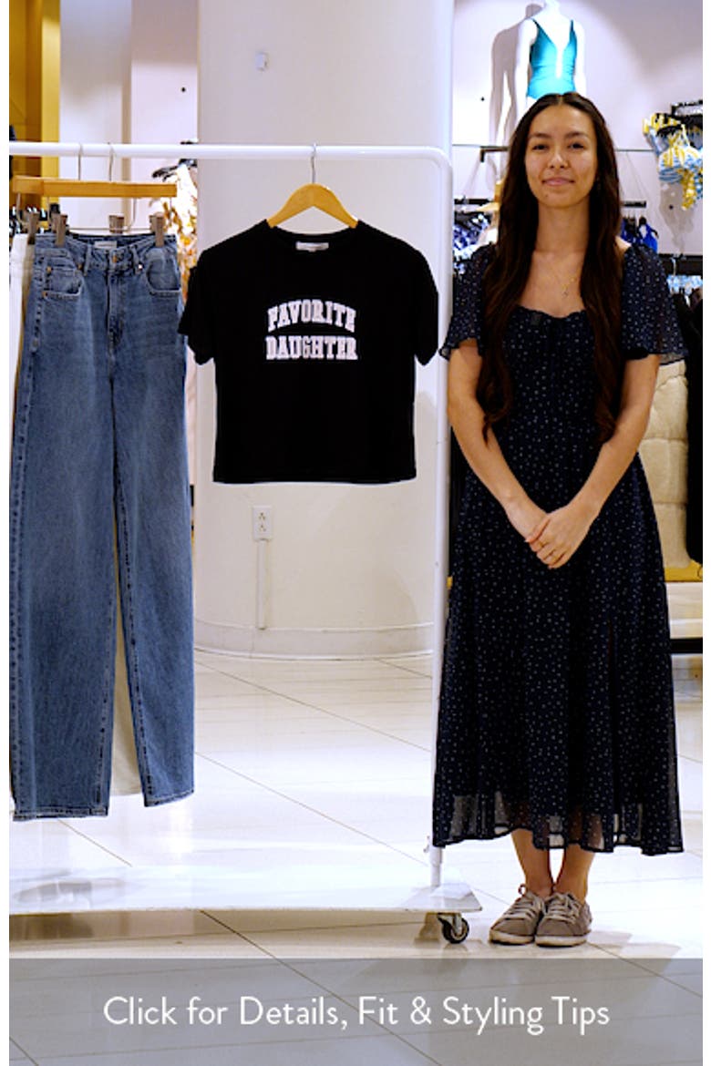 The Collegiate Logo Crop Graphic T-Shirt video