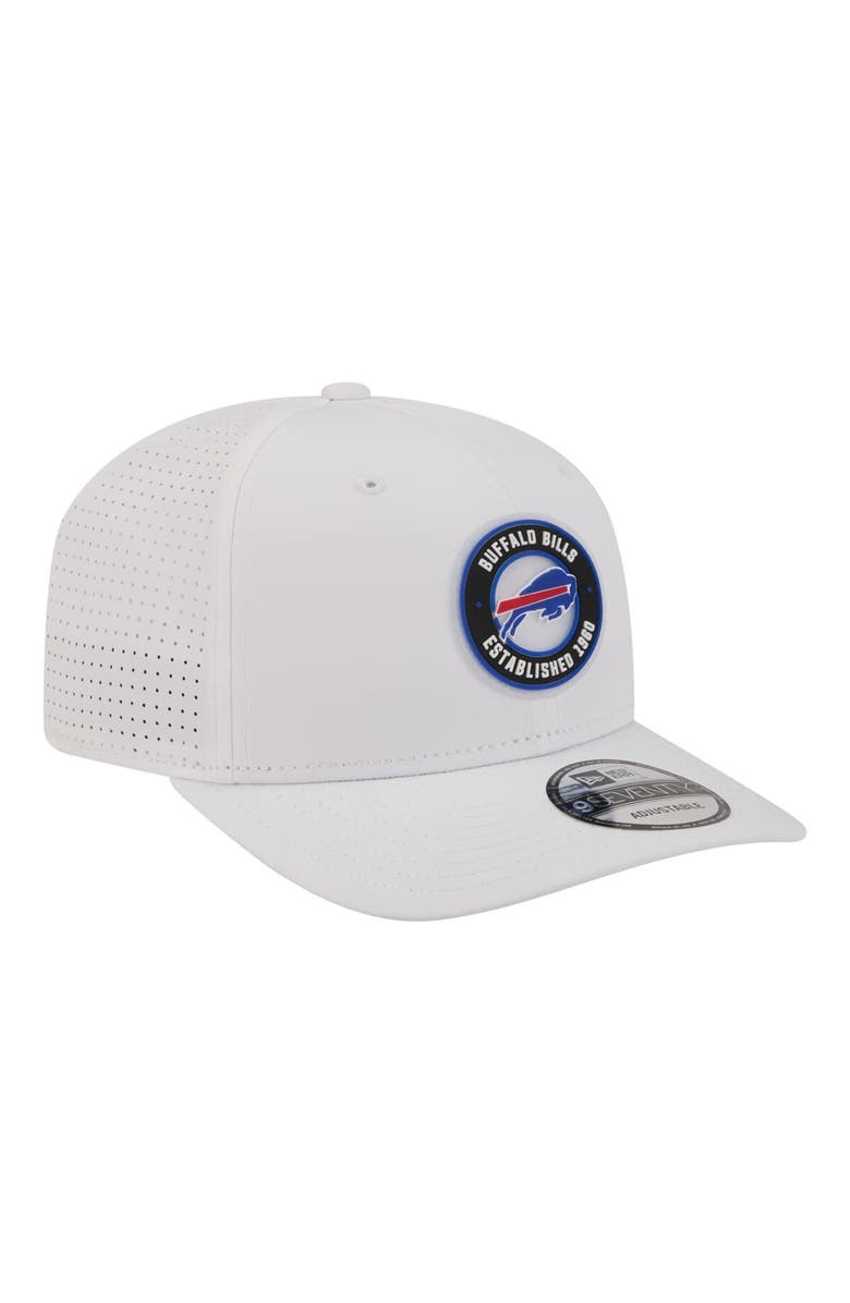 New Era Men's New Era  White Buffalo Bills COOLERA 9SEVENTY Adjustable Hat, Alternate, color, White