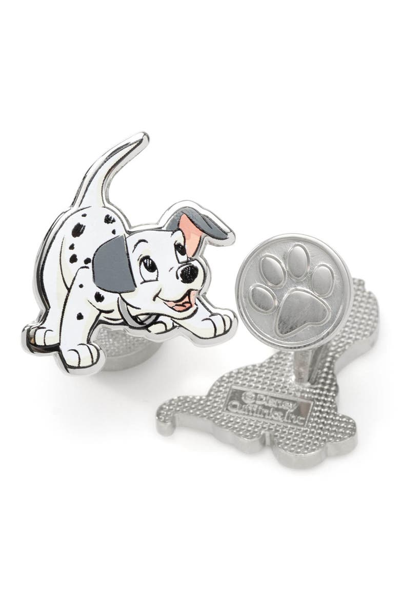 101 Dalmatians Cuff Links, Alternate, color, SILVER