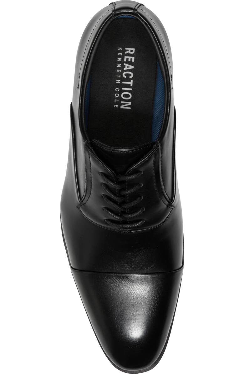 Kenneth Cole Reaction Heath Cap Toe Oxford, Alternate, color, Black
