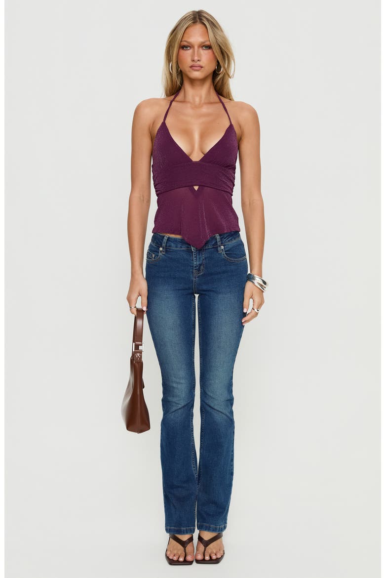 Averee Halter Top, Alternate, color, PLUM SPARKLE
