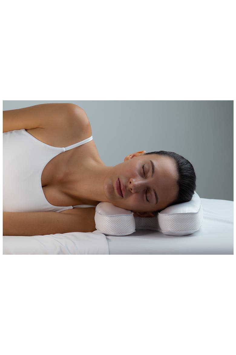 Memory Foam Skin Care Pillow, Alternate, color, WHITE