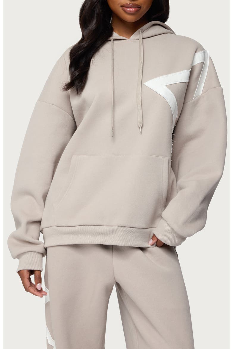 Starly Oversize Hoodie, Main, color, GRAY