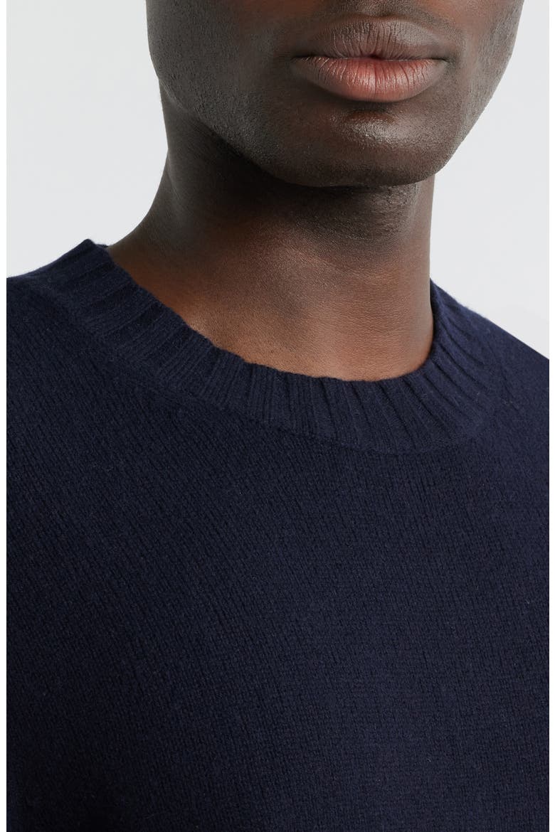 Crewneck Heritage Merino Wool Sweater, Alternate, color, NAVY