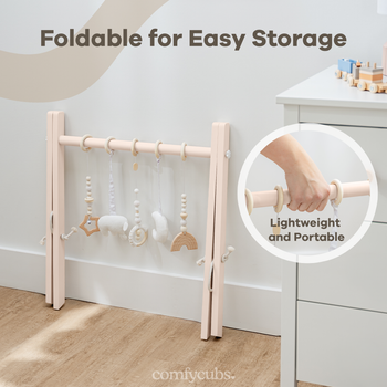 Wooden Baby Play Gym Set