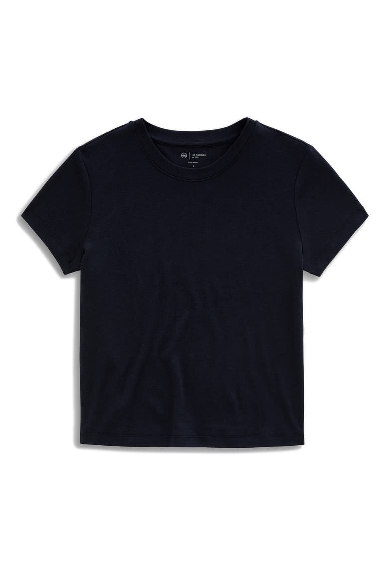 Sadie Crop T-Shirt, Alternate, color, DEEP TRENCHES