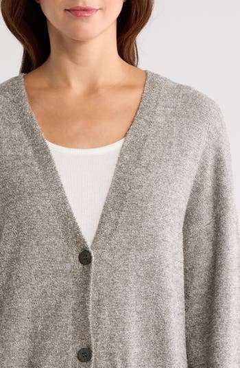 Barefoot Dreams® CozyChic Lite® Heather Rib Pocket Cardigan Barefoot Dreams® CozyChic Lite® Heather Rib Pocket Cardigan