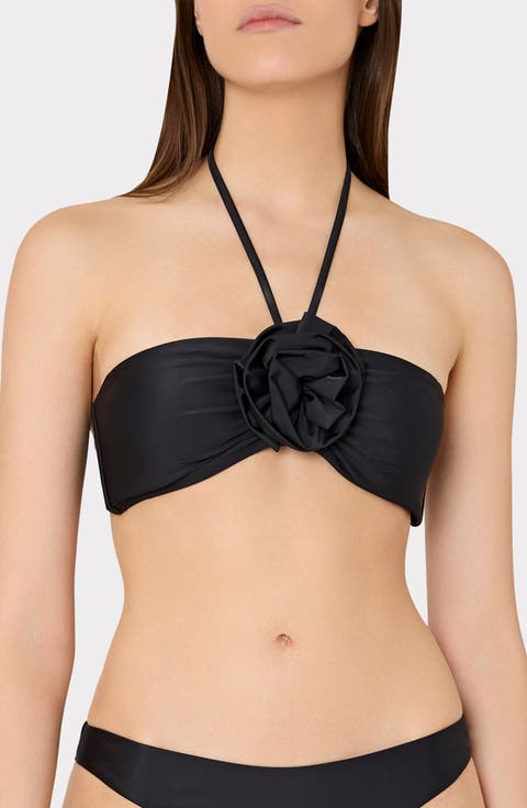 Floral Appliqué Halter Top